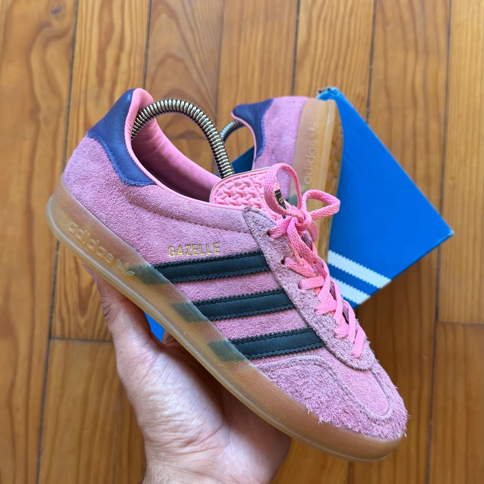 Adidas Originals Gazelle Indoor - Pink Fusion / Collegiate Navy