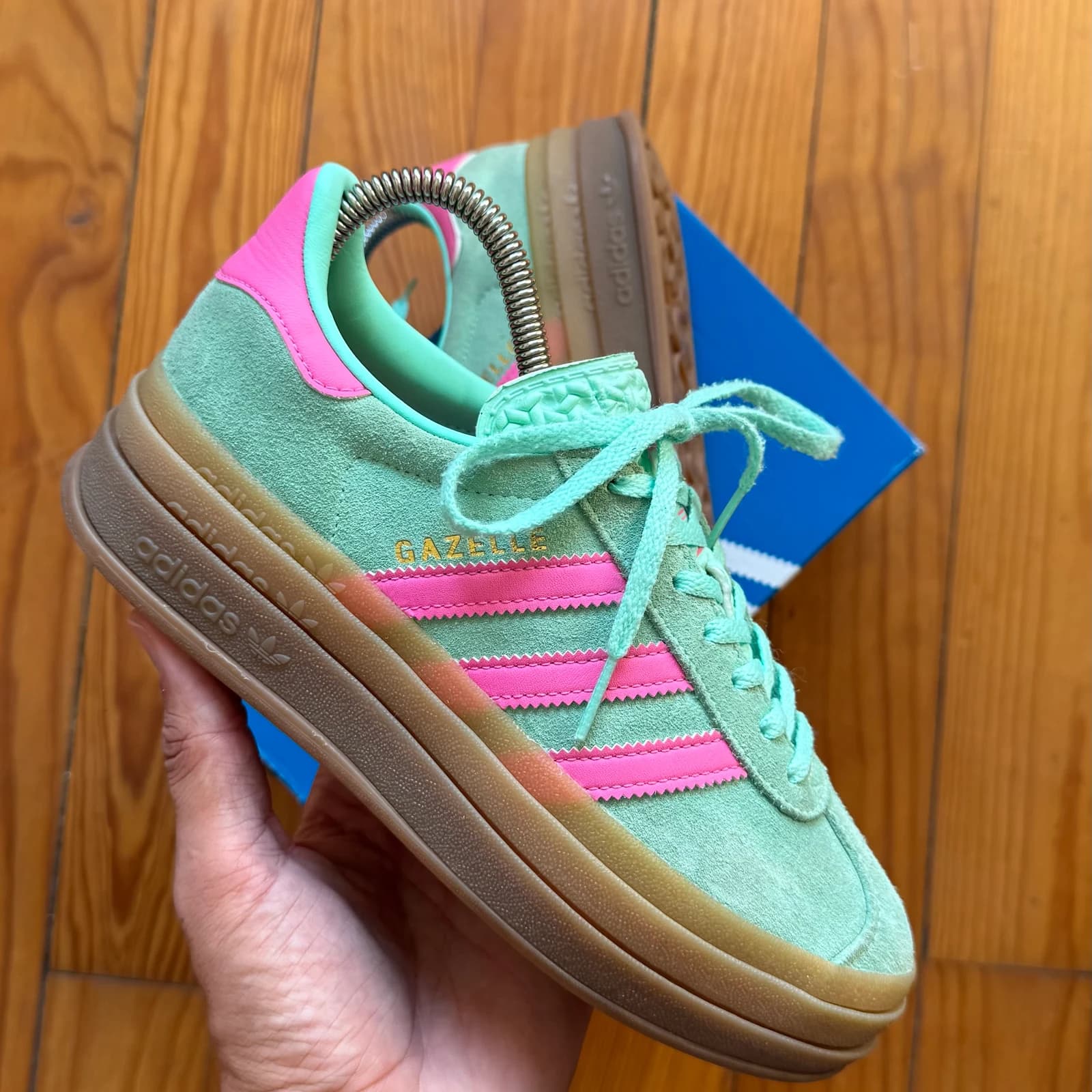 Adidas Originals Gazelle Bold - Pulse Mint / Pink