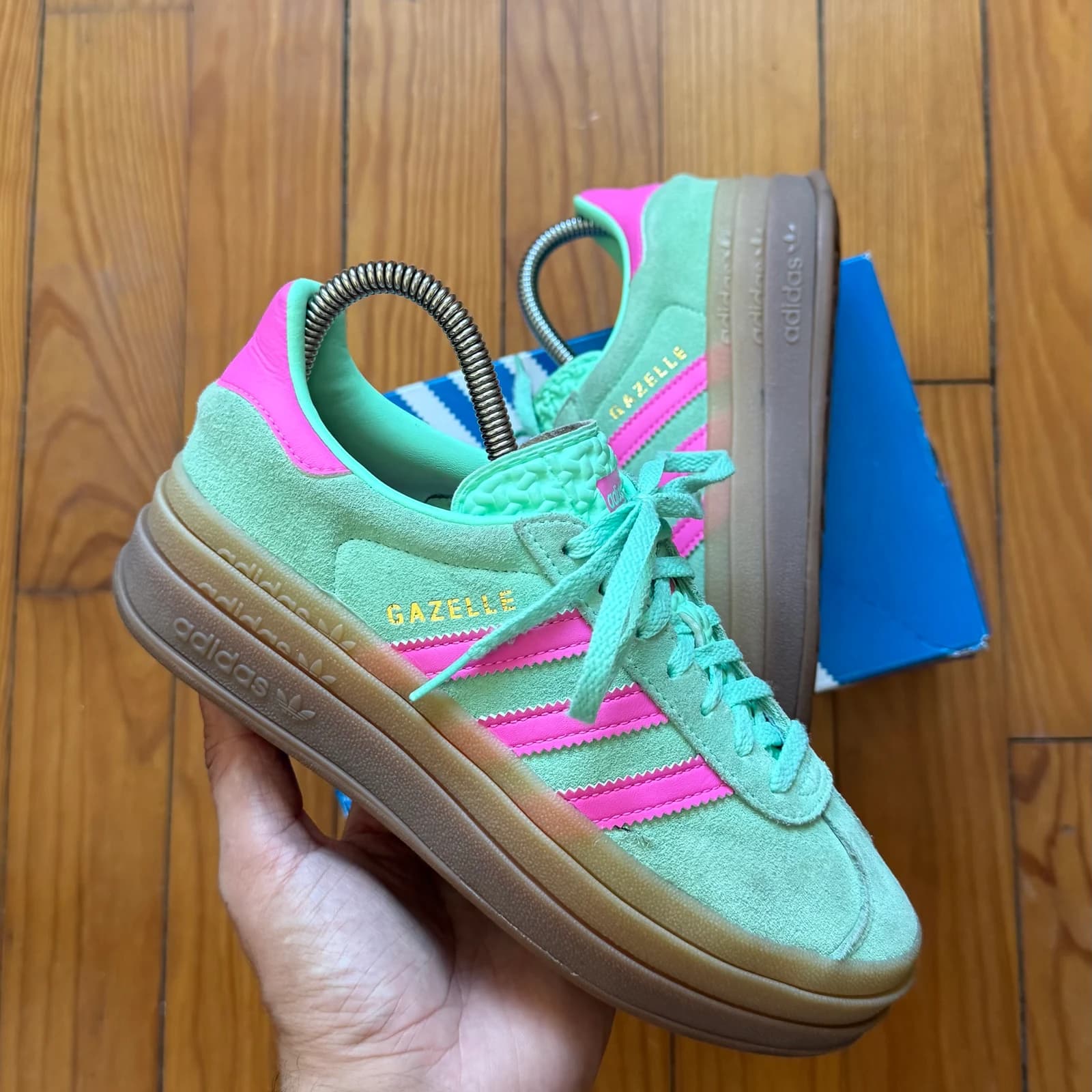 Adidas Originals Gazelle Bold - Pulse Mint / Lucid Pink