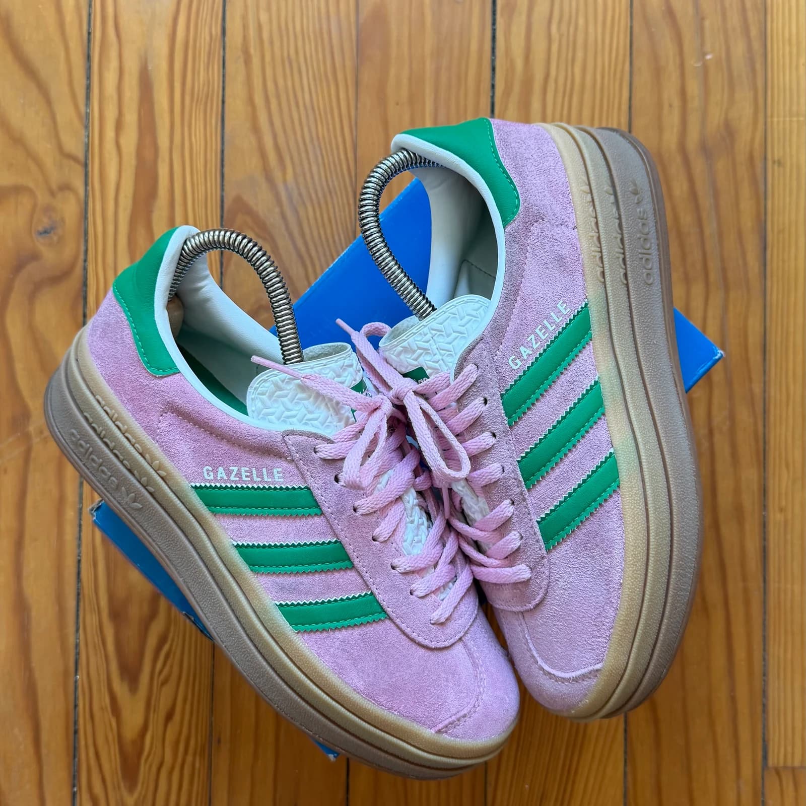 Adidas Originals Gazelle Bold - True Pink / Green