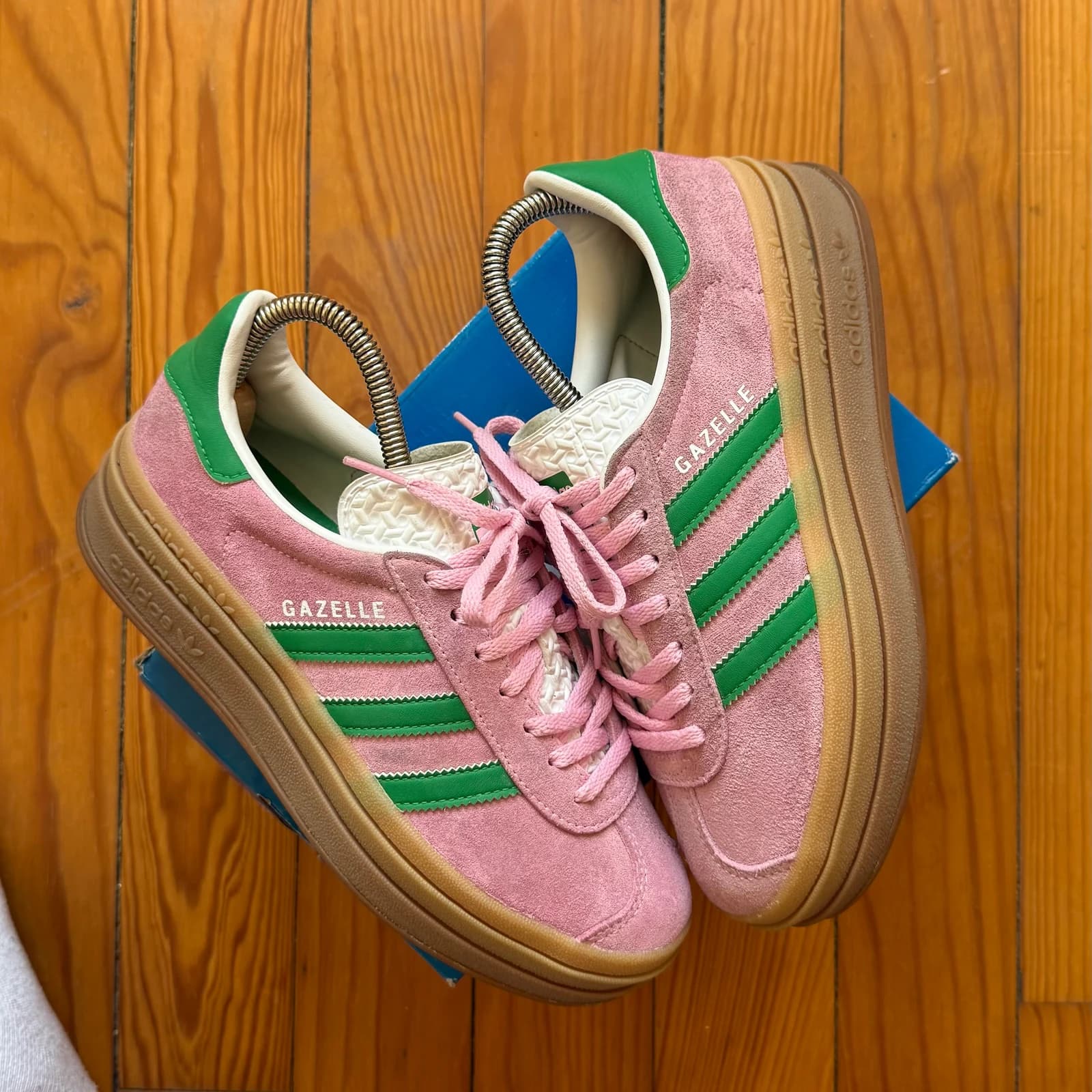 Adidas Originals Gazelle Bold - True Pink / Green