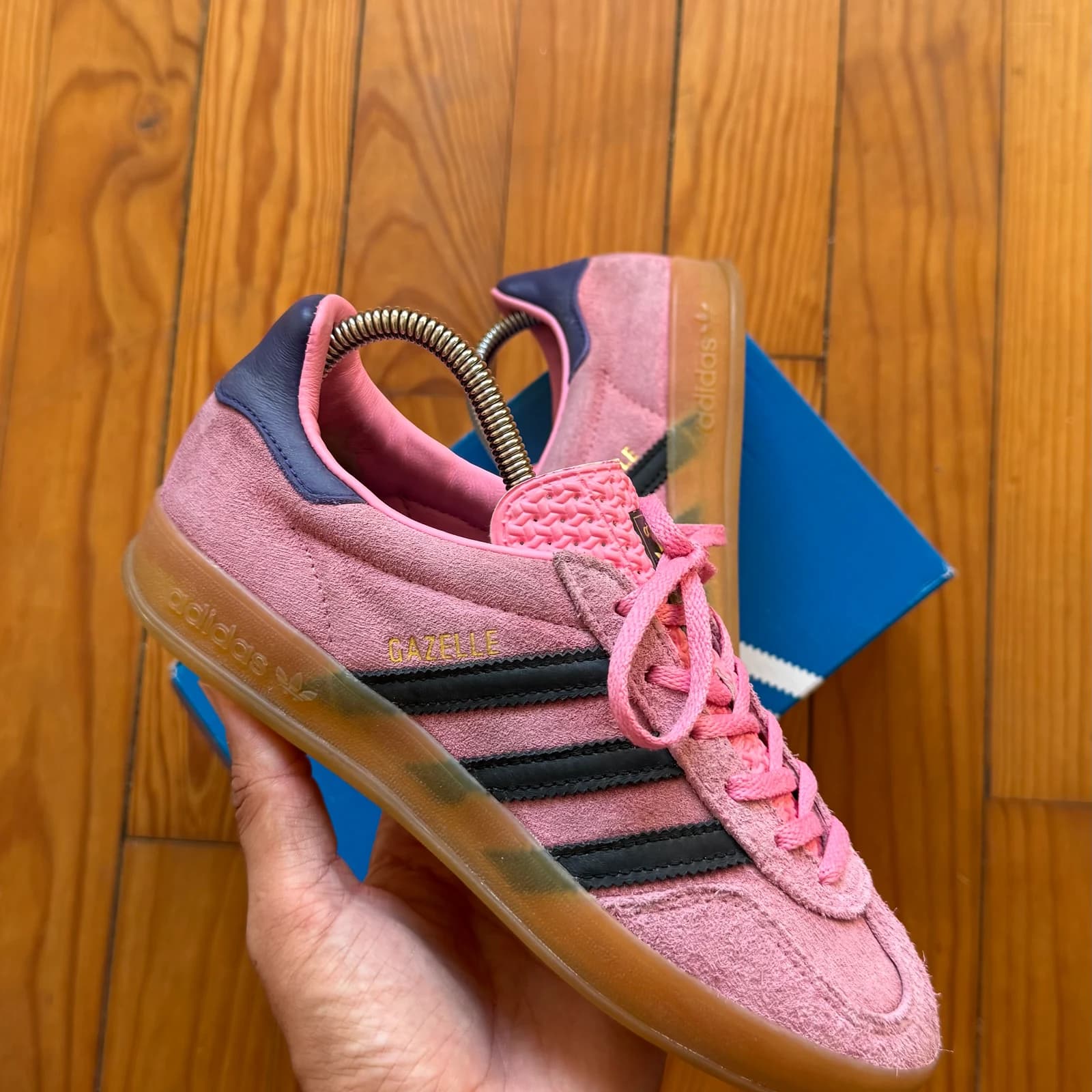Adidas Originals Gazelle Indoor - Pink Fusion / Collegiate Navy
