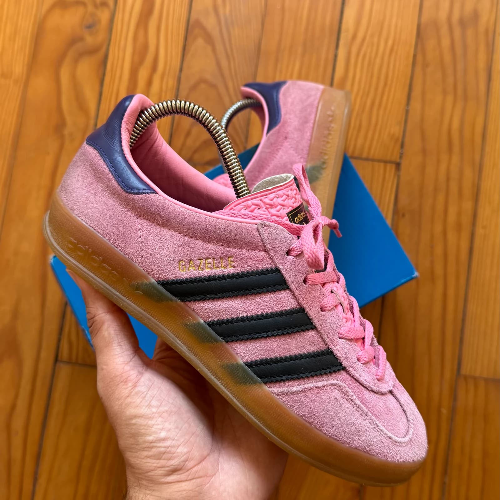 Adidas Originals Gazelle Indoor - Pink Fusion / Collegiate Navy