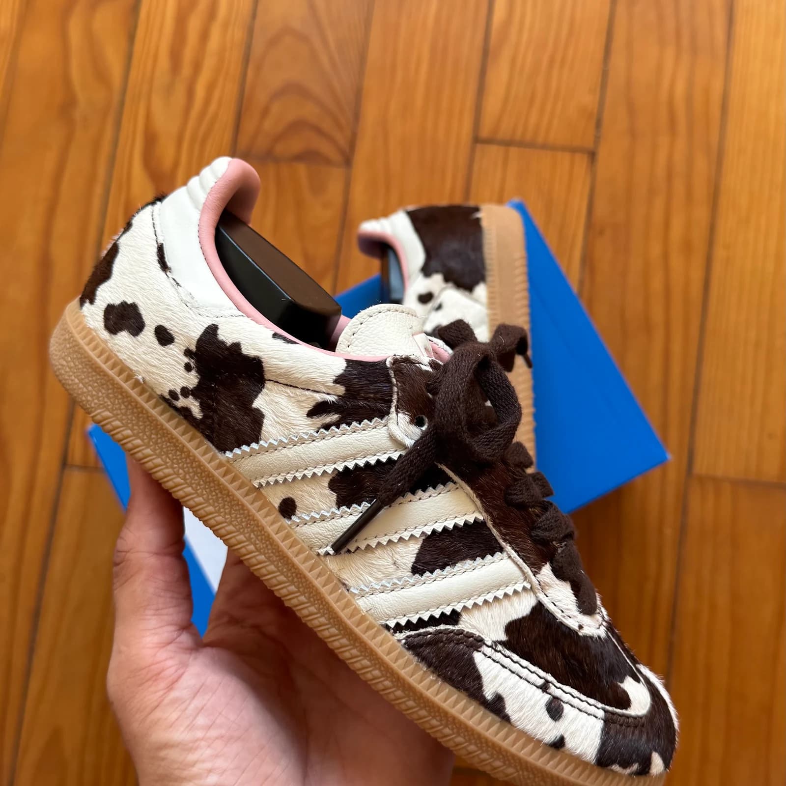 Adidas Originals Samba OG W - Cow Print / Dark Brown
